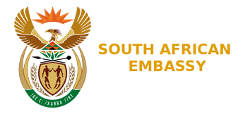 South African Embassy logo