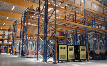 EP Equipment lithium-powered warehouse equipment