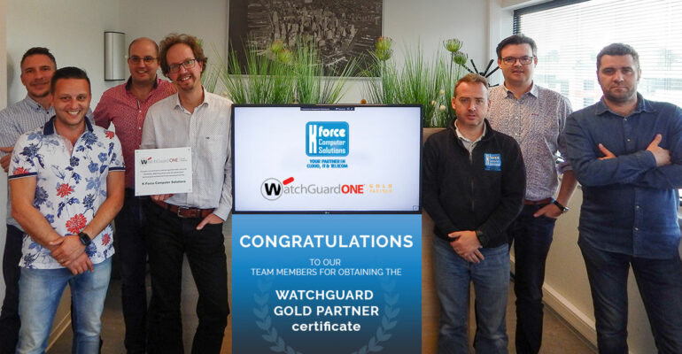 K-Force computer solutions is WatchGuard Gold Partner