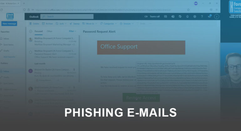 Recognize phishing email