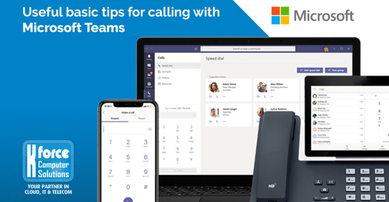 Useful basic tips for calling with Microsoft Teams