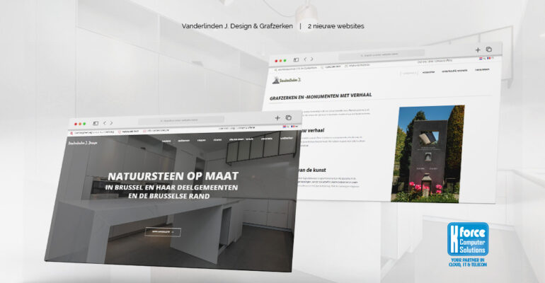 Nieuwe website voor Vanderlinden J. Design Alsemberg