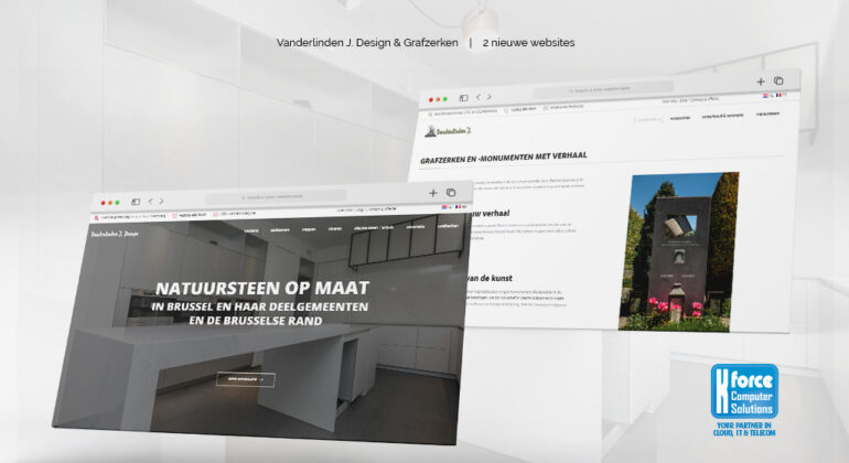 Nieuwe website voor Vanderlinden J. Design Alsemberg