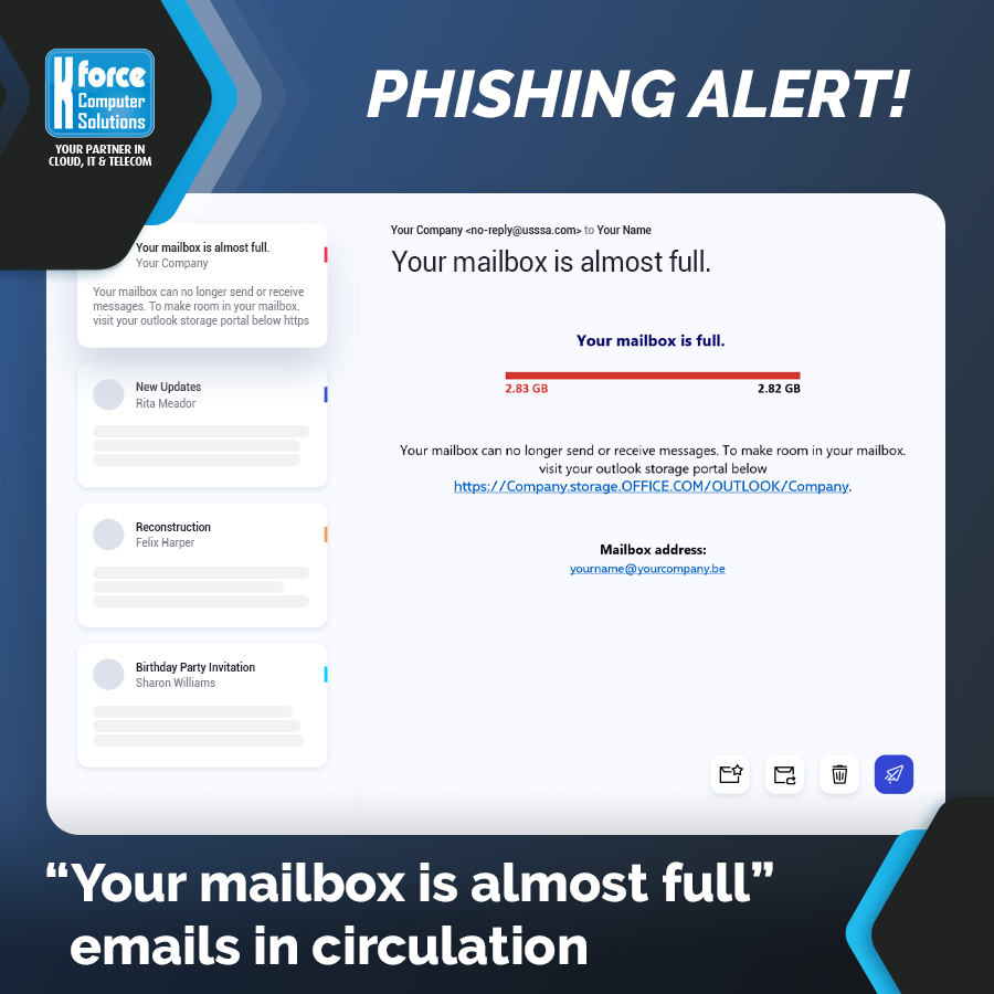 Phishing your mailbox is full